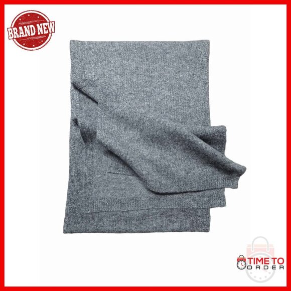 Cashmere Wool Blend Knitted Scarf 12x70 Inches Unisex Winter  Cashmere Wool Blend Knitted Scarf 12x70 Inches Unisex Winter